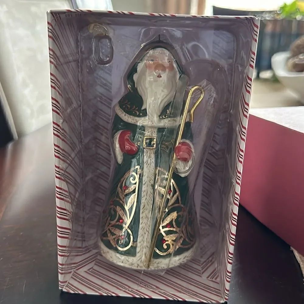 Hallmark Keepsakes Festive Santa Ornament